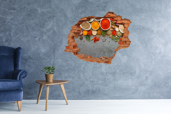 Samoprzylepna naklejka Kuchnia pełna przypraw