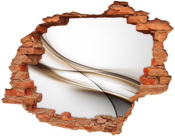 Pegatina agujero en la pared autoadhesiva Espacio abstracto detrás de la pared