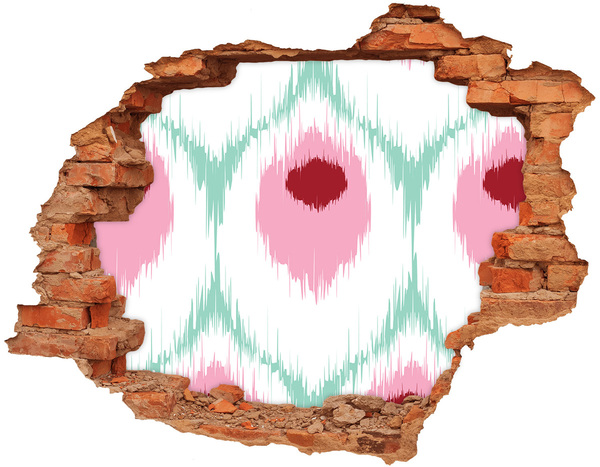 Pegatina de vinilo agujero 3d para pared Ilusión sonora en el hormigón