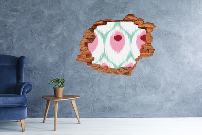 Pegatina de vinilo agujero 3d para pared Ilusión sonora en el hormigón