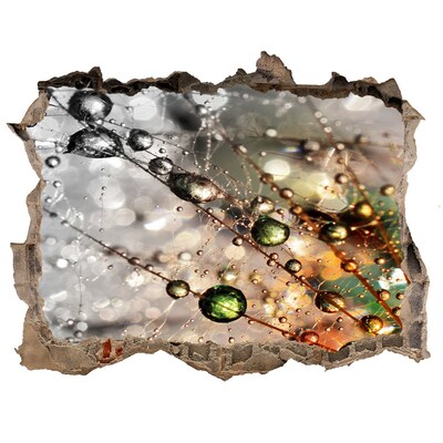 Trampantojo de pared rota efecto profundidad Estructura cristalina a la luz