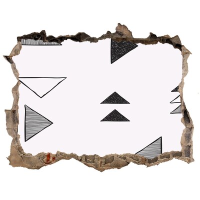 Fototapeta dziura na ścianę Geometryczne Wzory na Ścianie