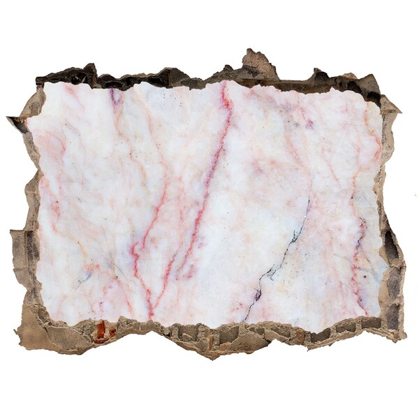 Fototapeta dziura na ścianę Kamienna dziura z marmurowym wnętrzem