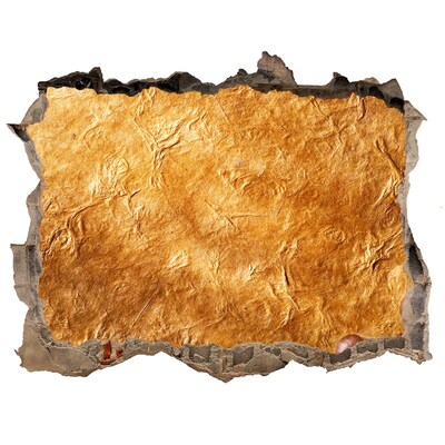 Pegatina agujero en la pared autoadhesiva Agujero dorado en la pared