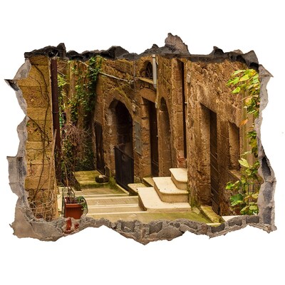 Fototapeta dziura na ścianę Urokliwa uliczka w miasteczku