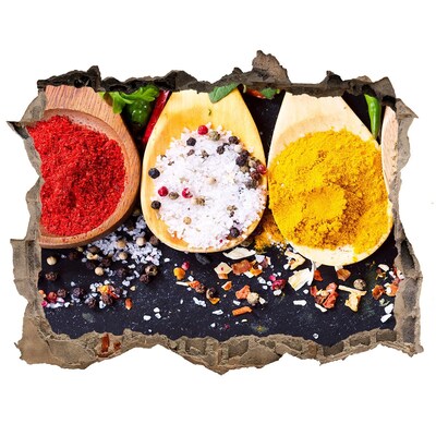 Pegatina agujero en la pared autoadhesiva Paraíso de las especias