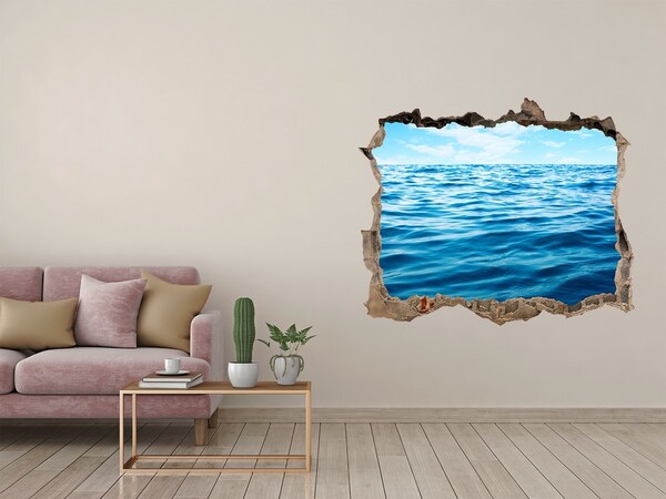 Trampantojo de pared rota efecto profundidad Vista al mar