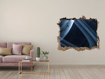 Pegatina de vinilo agujero 3d para pared Agujero espacial en la pared