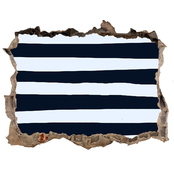 Pegatina de vinilo agujero 3d para pared Avance hacia las profundidades del mar