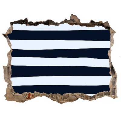 Pegatina de vinilo agujero 3d para pared Avance hacia las profundidades del mar