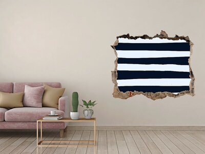 Pegatina de vinilo agujero 3d para pared Avance hacia las profundidades del mar