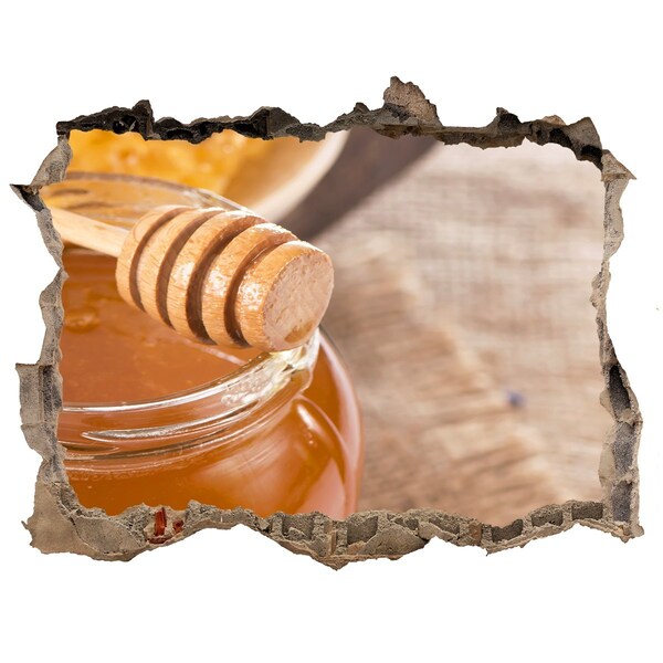 Pegatina de vinilo agujero 3d para pared Miel directamente de la colmena