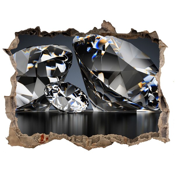 Samoprzylepna dziura na ścianę naklejka Diamentowa jaskinia