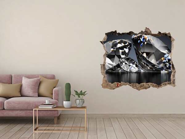 Pegatina agujero en la pared autoadhesiva Cueva del Diamante