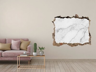 Pegatina de vinilo agujero 3d para pared Piedra de mármol