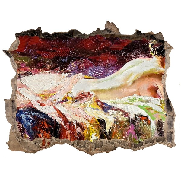 Trampantojo de pared rota efecto profundidad Pintoresco paisaje de montaña