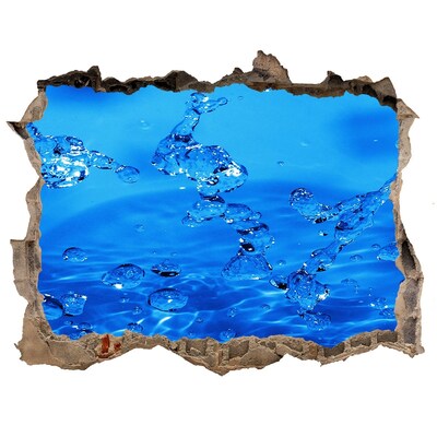 Pegatina agujero en la pared autoadhesiva Oasis de agua en la pared