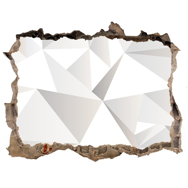 Pegatina de vinilo agujero 3d para pared Agujero de cristal en la pared