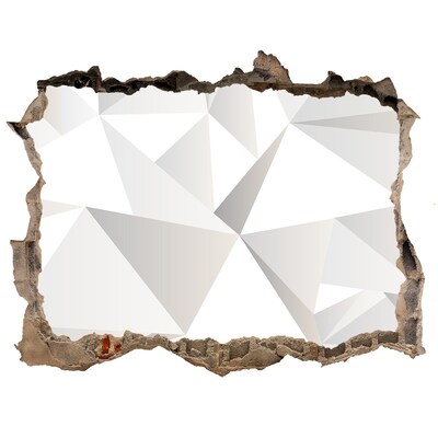 Pegatina de vinilo agujero 3d para pared Agujero de cristal en la pared