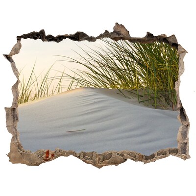 Trampantojo de pared rota efecto profundidad Duna a la luz del atardecer