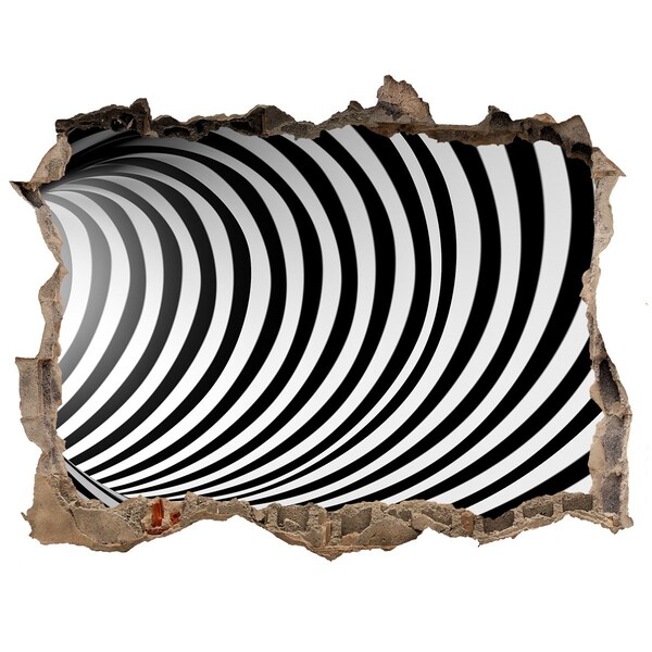 Dziura 3d fototapeta naklejka Iluzja wirującego tunelu