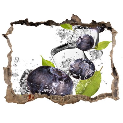 Trampantojo de pared rota efecto profundidad Cascada de hielo afrutado