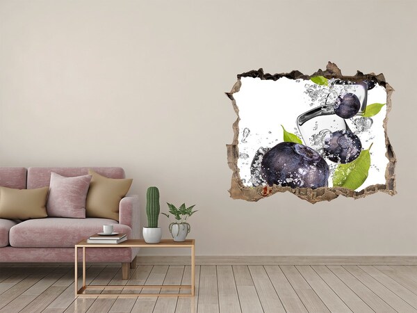 Trampantojo de pared rota efecto profundidad Cascada de hielo afrutado