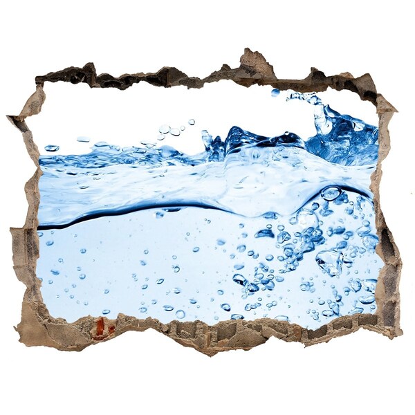 Vinilo pared rota 3d efecto realista Mundo submarino