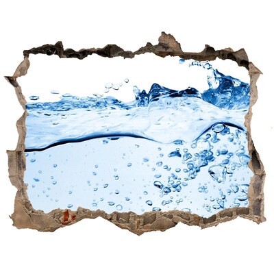 Vinilo pared rota 3d efecto realista Mundo submarino