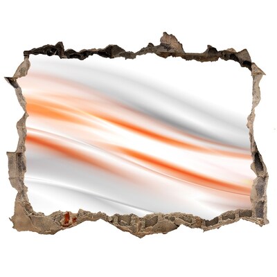 Pegatina agujero en la pared autoadhesiva paisaje futurista