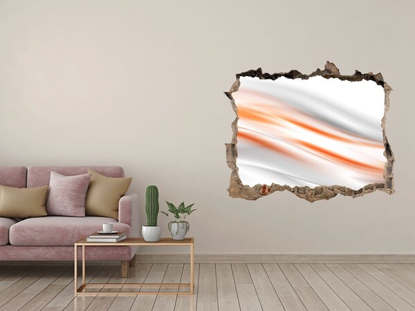 Pegatina agujero en la pared autoadhesiva paisaje futurista