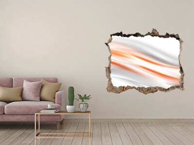 Dziura 3d fototapeta na ścianę Futurystyczny krajobraz