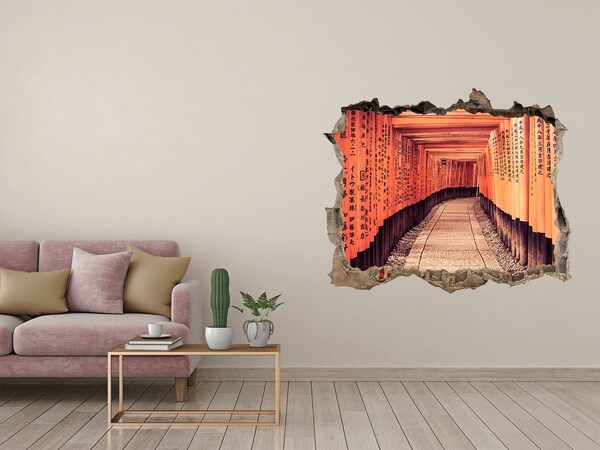 naklejka fototapeta 3D widok Świątynia Fushimi Inari