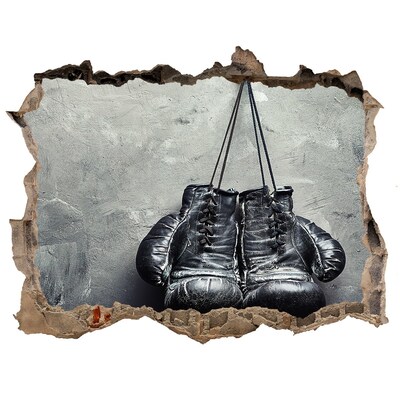 Fototapeta dziura na ścianę 3d Ringside Boxing Gloves