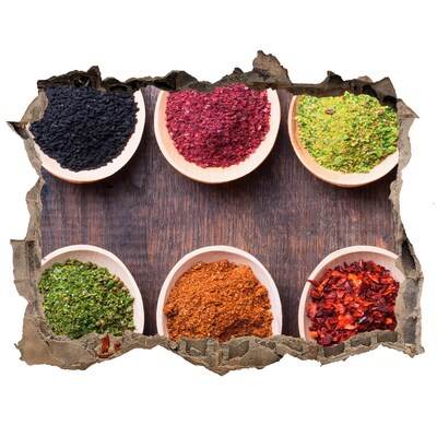 Pegatina agujero en la pared autoadhesiva Paraíso de las especias