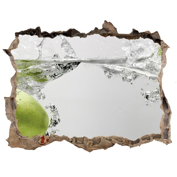 Trampantojo de pared rota efecto profundidad La manzana hundida