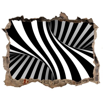 Pegatina agujero en la pared autoadhesiva Ilusión óptica en la pared