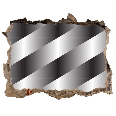 Dziura 3d fototapeta naklejka Iluzja Złamanego Ściany