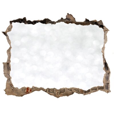 Vinilo pared rota 3d efecto realista Muro roto con efecto bokeh