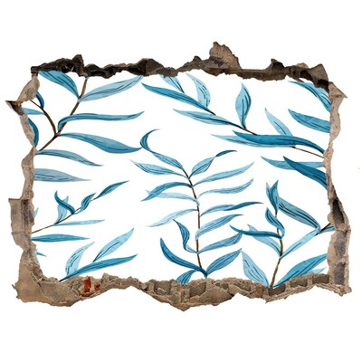 Trampantojo de pared rota efecto profundidad Un oasis verde en hormigón