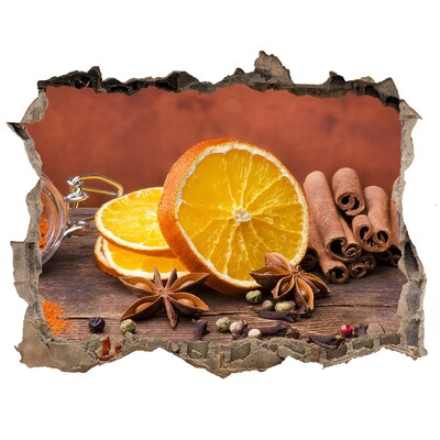 Trampantojo de pared rota efecto profundidad Aromas de cocina