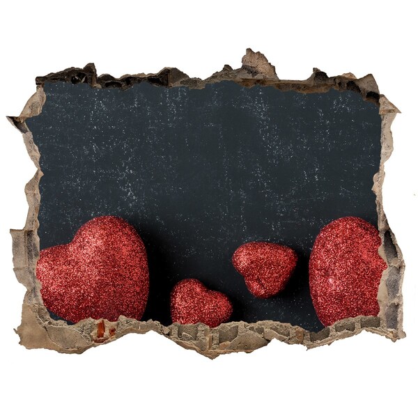 Fototapeta dziura na ścianę Serce w ruinach