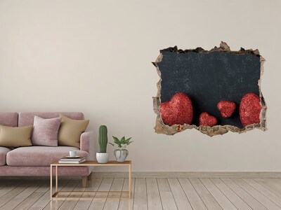 Fototapeta dziura na ścianę Serce w ruinach