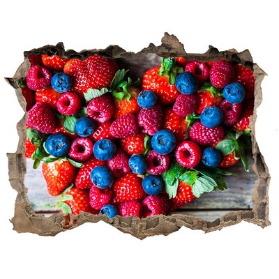 Trampantojo de pared rota efecto profundidad Paraíso de la fruta