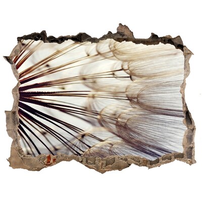 Trampantojo de pared rota efecto profundidad Un sueño floral en hormigón