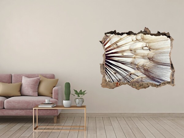 Samoprzylepna dziura naklejka Kwiatowe marzenie w betonie