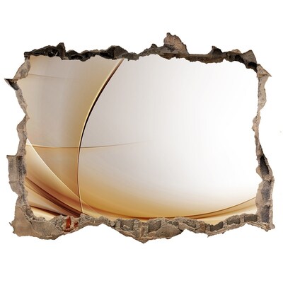 Dziura 3d fototapeta naklejka Abstrakcyjna przestrzeń za ścianą