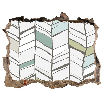 Pegatina agujero en la pared autoadhesiva Interior de estilo escandinavo