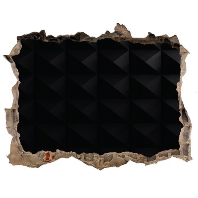 Pegatina de vinilo agujero 3d para pared Agujero negro en la pared