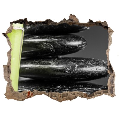 Pegatina de vinilo agujero 3d para pared Piedras de spa